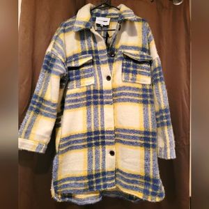 Wool flannel jacket shirtn